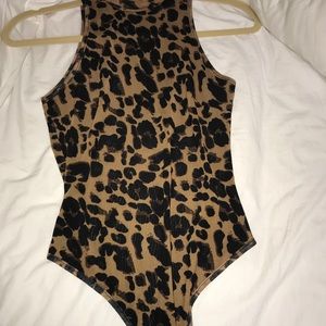 Leopard body suit